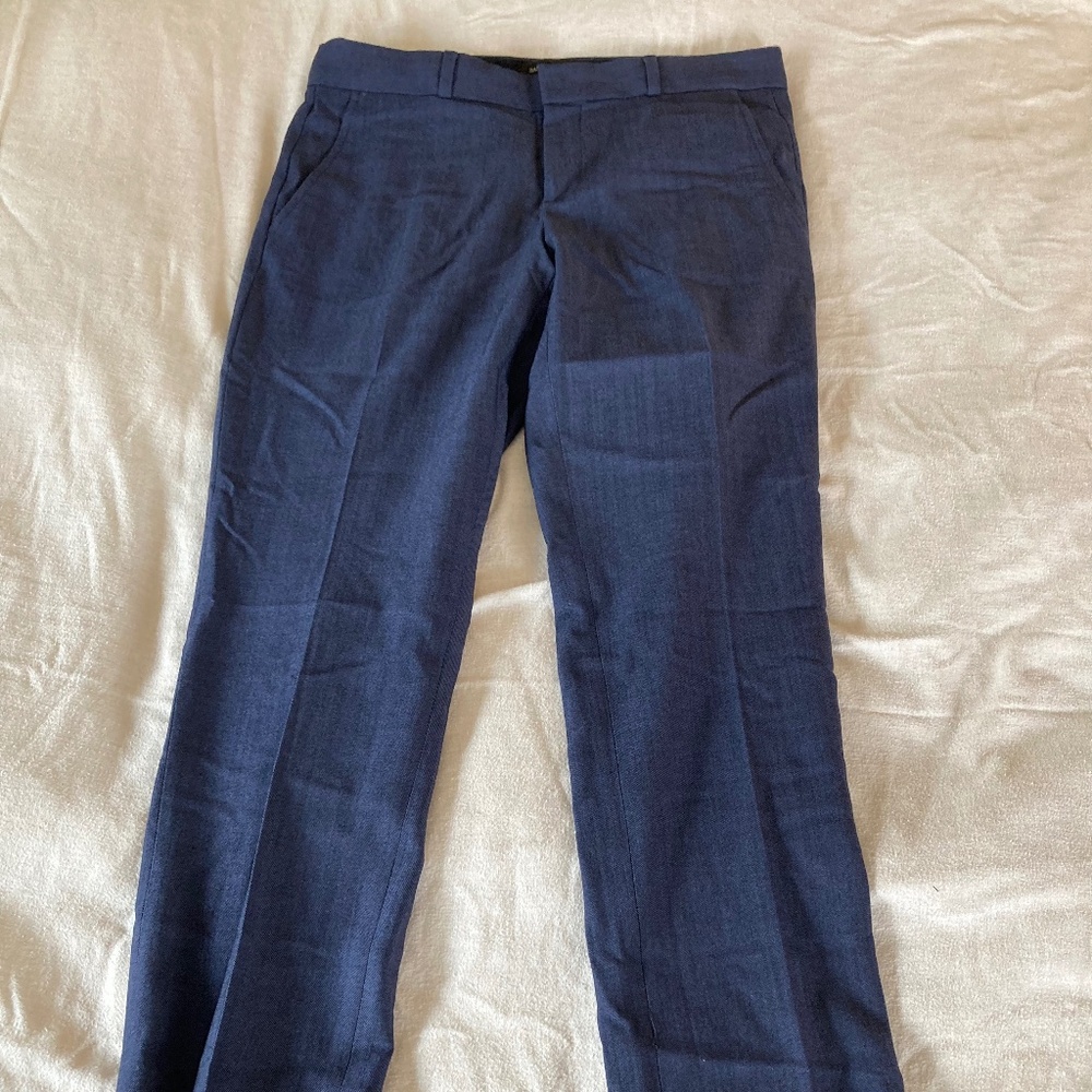 Navy blue Banana Republic wool dress pants